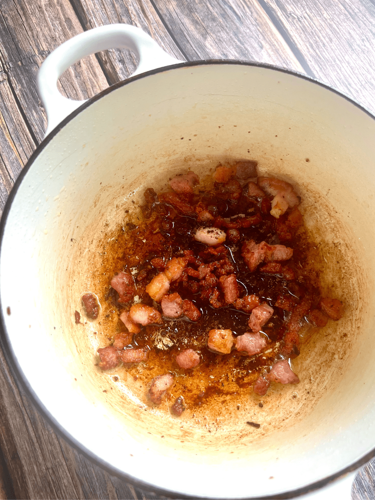 bacon lardons for spaghetti carbonara 