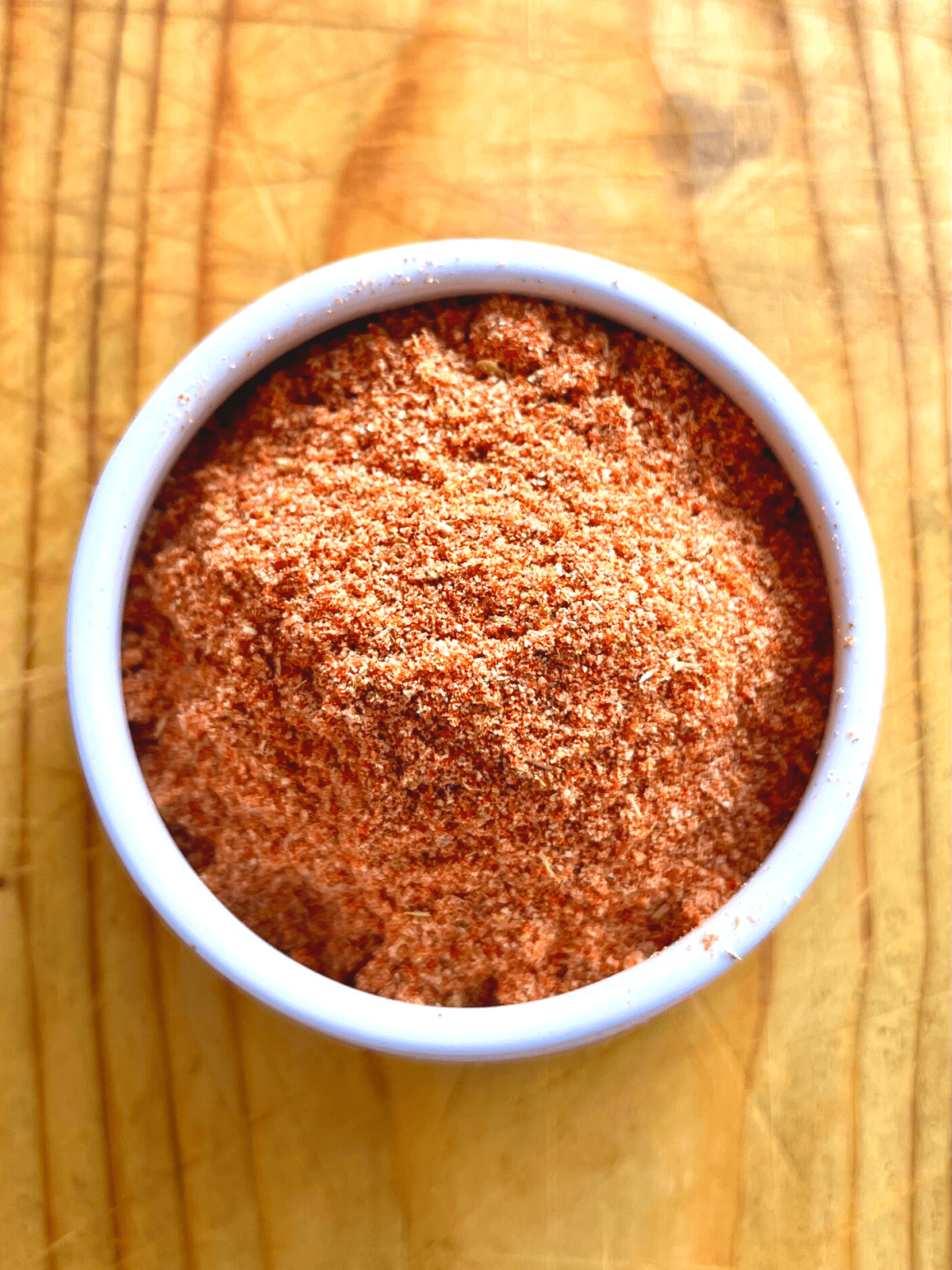 bowl of homemade bbq spice rub sugar free