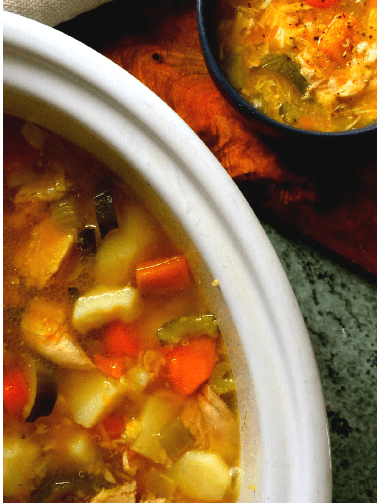 crock pot whole chicken soup