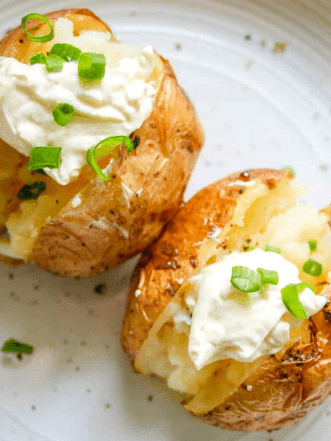 How To Make Perfect Baked Potatoes Clean Eating With Kids