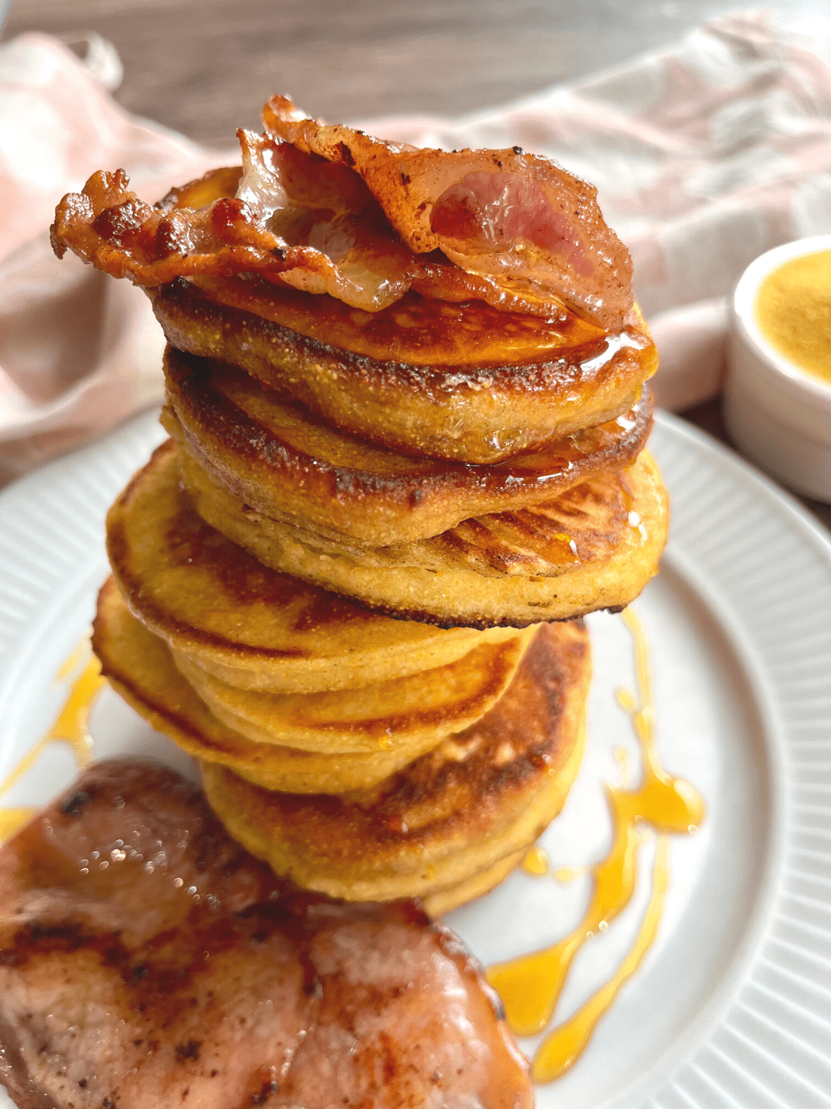 griddled corn cakes