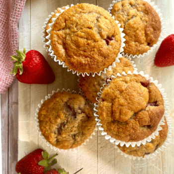 strawberry banana muffins