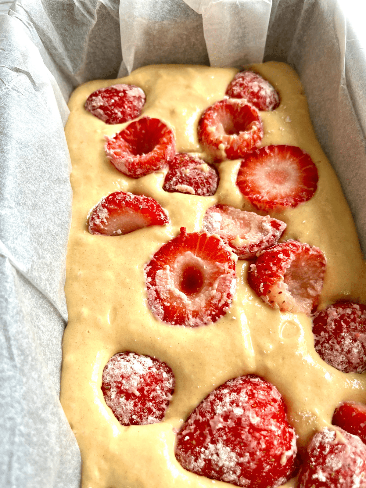 strawberry loaf cake recipe