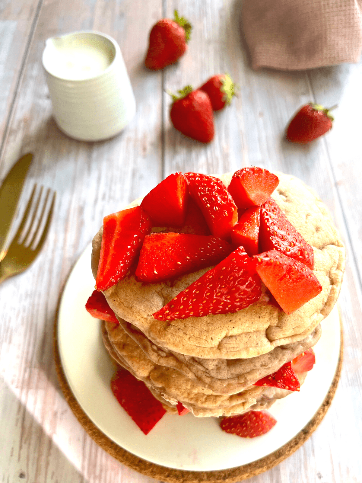 strawberry pancakes 