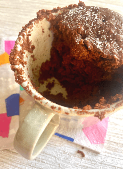 simple chocolate mug cake