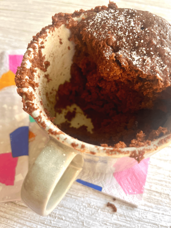 simple chocolate mug cake