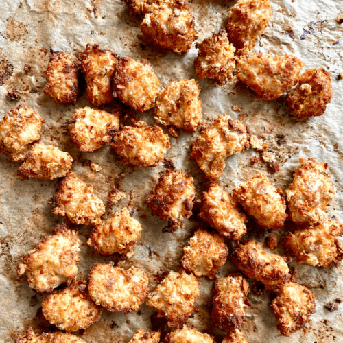 Healthy Popcorn Chicken {Guilt Free Junk Food!}