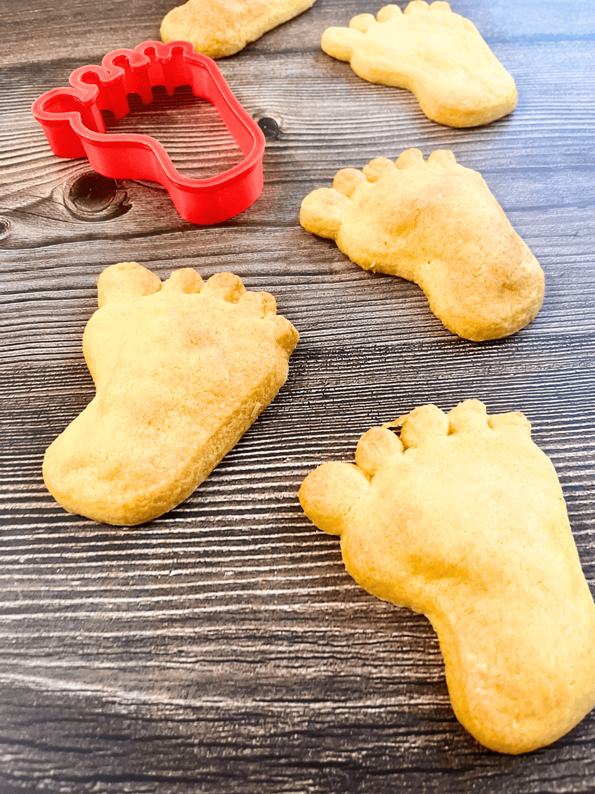 cheesy feet savoury biscuits 