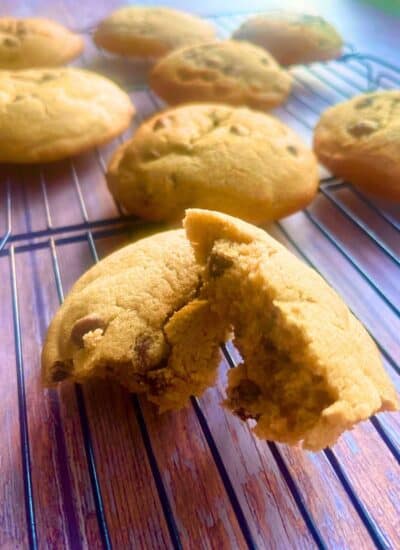chocolate chip buckwheat cookies