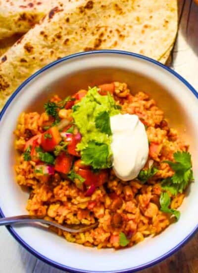 kid friendly Healthy Mexican Fried Rice